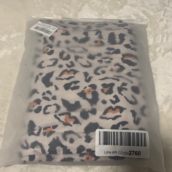 For G and PL Women's Small Summer Side Slit Halter Maxi Dress Leopard Print NEW - Picture 4 of 5